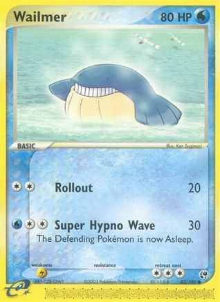 Wailmer 083/100 - Sandstorm Reverse Holofoil