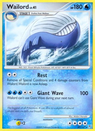 Wailord 047/147 - Supreme Victors