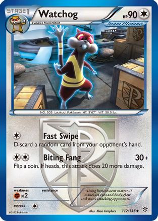 Watchog (Team Plasma) 112/135 - Plasma Storm