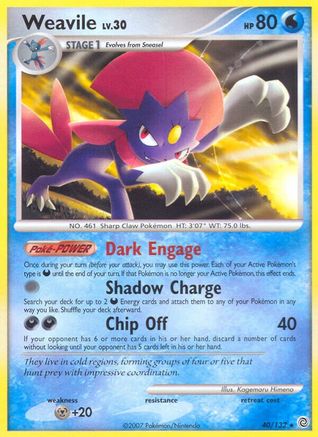 Weavile 040/132 - Secret Wonders