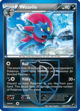 Weavile (Team Plasma) 066/116 - Plasma Freeze