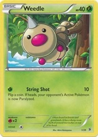 Weedle 001/39 - Kalos Starter Set