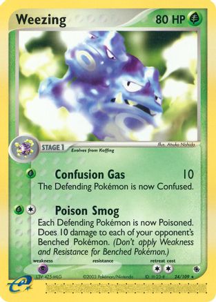 Weezing 024/109 - Ruby and Sapphire