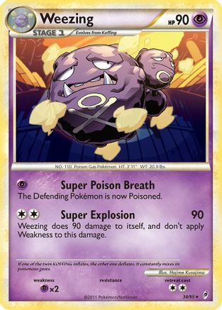 Weezing 038/95 - Call of Legends Reverse Holofoil