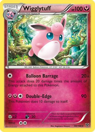 Wigglytuff 090/146 - XY Base Set Reverse Holofoil