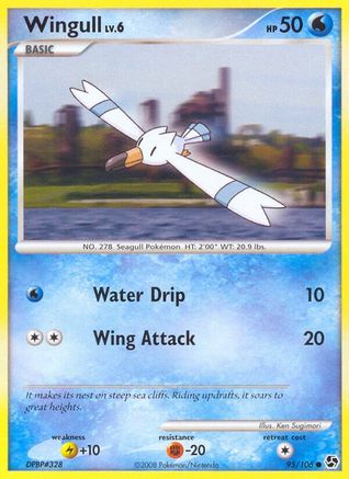 Wingull 095/106 - Great Encounters Reverse Holofoil