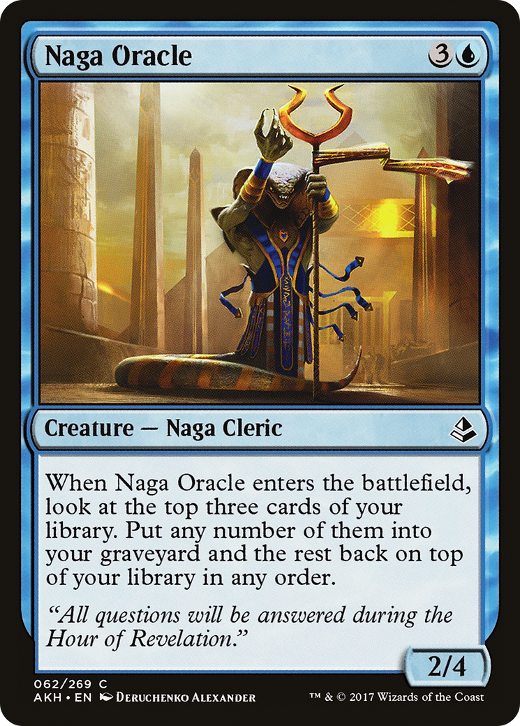Naga Oracle (AKH-062) - Amonkhet Foil