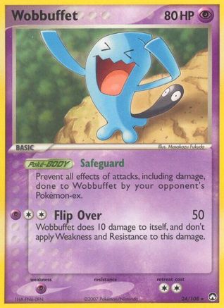 Wobbuffet 024/108 - Power Keepers Reverse Holofoil