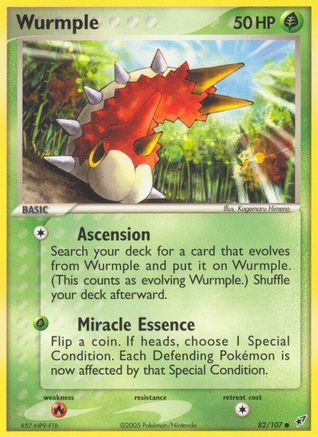Wurmple 082 - Deoxys - Reverse Holofoil