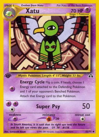 Xatu 052/75 - Neo Discovery 1st Edition