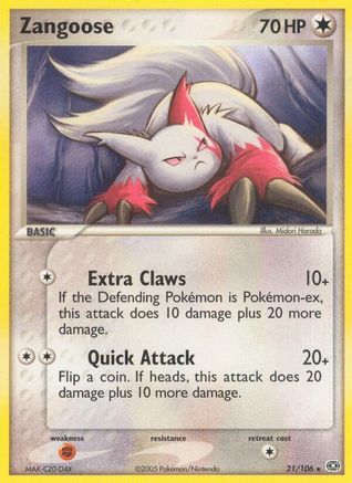 Zangoose 021/106 - Emerald