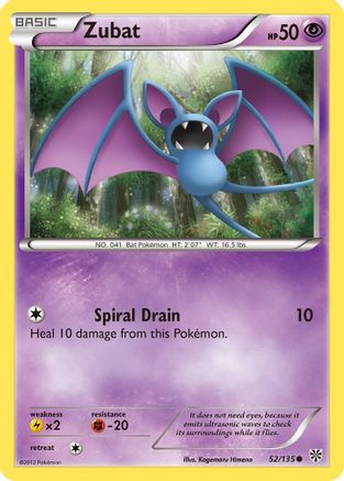 Zubat 052/135 - Plasma Storm Reverse Holofoil