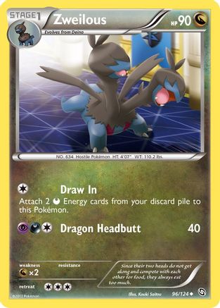 Zweilous 096/124 - Dragons Exalted Reverse Holofoil