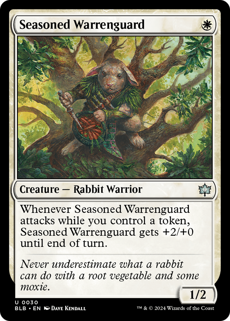 Seasoned Warrenguard (BLB-030) - Bloomburrow