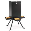 90LB Gravity Deer Feeder with 4 Feeding Trays and Stand