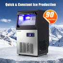 90 LBS/24H Commercial Nugget Ice Maker with Self