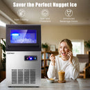 90 LBS/24H Commercial Nugget Ice Maker with Self