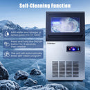 90 LBS/24H Commercial Nugget Ice Maker with Self