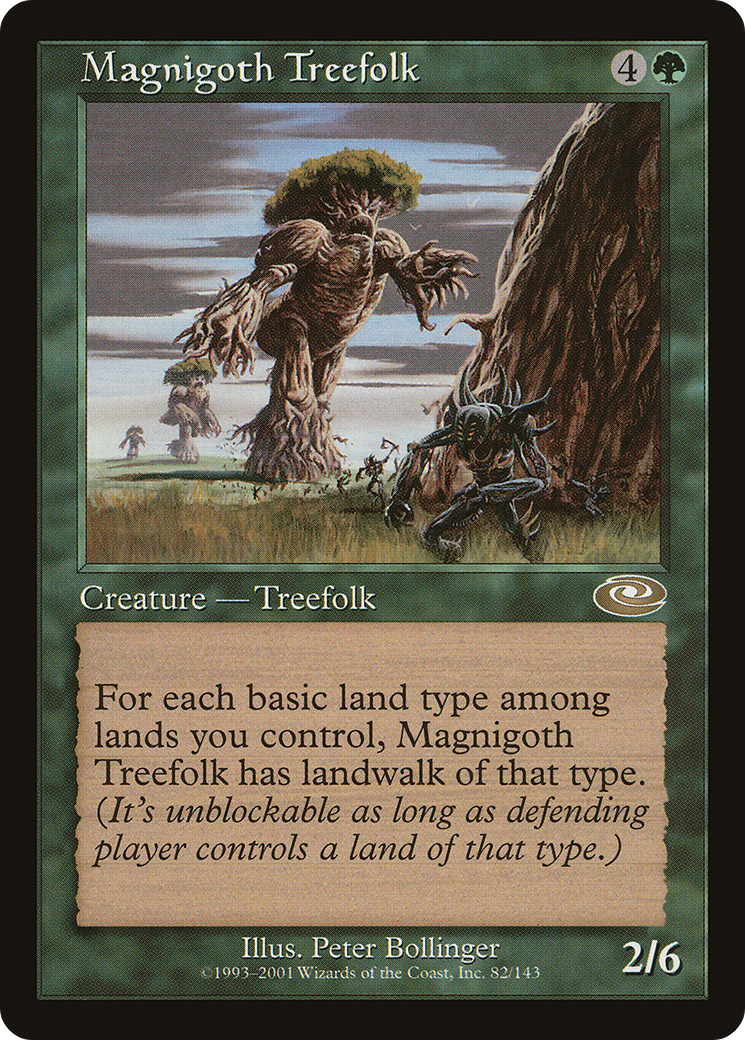 Magnigoth Treefolk (PLS-082) - Planeshift Foil