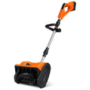 500W 21V Cordless Snow Shovel | 11" Foldable Snow Thrower with Accessories