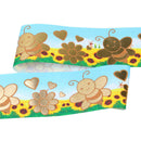 Bronzing Printed Rib Ribbon Clothing Accessories