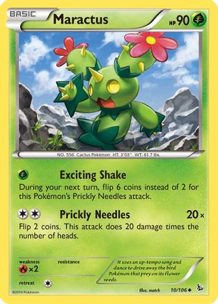 Maractus 010/106 - XY  Flashfire