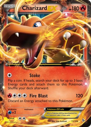 Charizard EX 011/106 - XY  Flashfire Holofoil