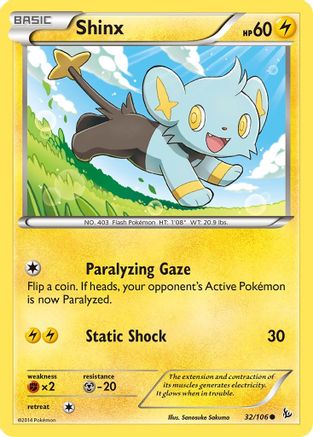 Shinx 032/106 - XY  Flashfire Reverse Holofoil