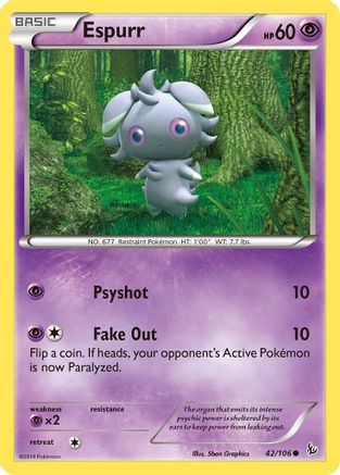 Espurr 042/106 - XY  Flashfire