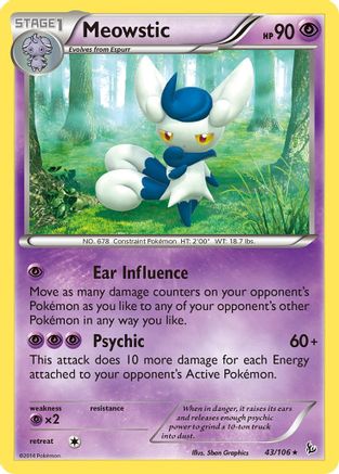 Meowstic 043/106 - XY  Flashfire