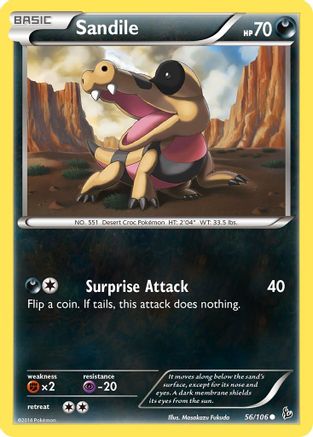 Sandile 056/106 - XY  Flashfire