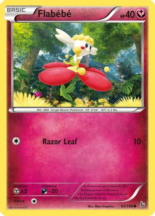 Flabebe 063/106 - XY  Flashfire