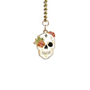FLORAL SKULL Charm - Tumbler Handle Charm