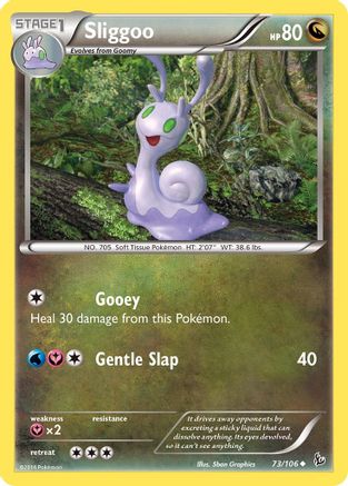 Sliggoo 073/106 - XY  Flashfire Reverse Holofoil