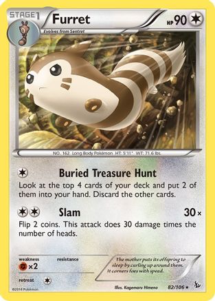 Furret 082/106 - XY  Flashfire