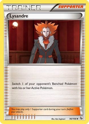 Lysandre 090/106 - XY  Flashfire Reverse Holofoil