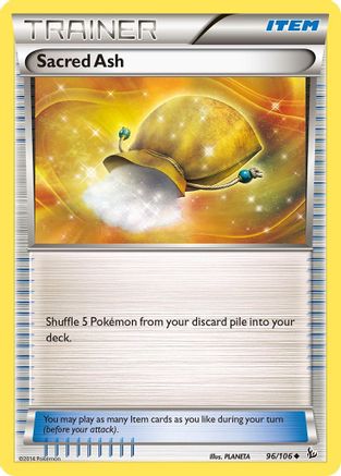 Sacred Ash 096/106 - XY  Flashfire Reverse Holofoil