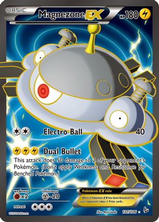 Magnezone EX (Full Art) 101/106 - XY  Flashfire Holofoil