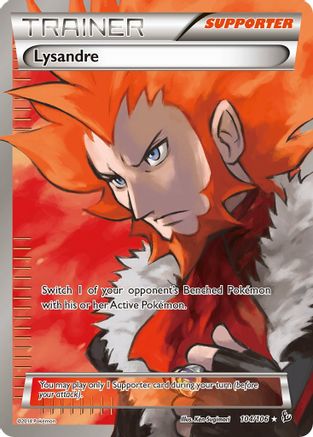 Lysandre (Full Art) 104/106 - XY  Flashfire Holofoil