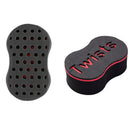 Wave-Shaped Sponge Hair Twist Brush