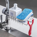 Adjustable Sink Rack Sponge Holder Soap Organizer