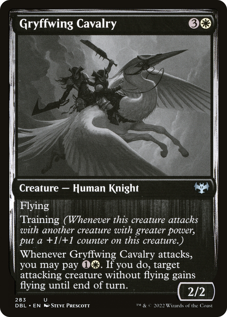 Gryffwing Cavalry (DBL-283) - Innistrad: Double Feature Foil
