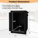 91 Qt Insulated Food Pan Carrier with Safety Buckles