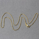 10k Yellow Gold Diamond Cut Cable Link Chain (1.10 mm)