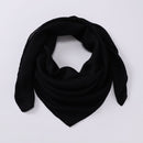 Women's Cotton And Linen Solid Color Retro Artistic Scarf