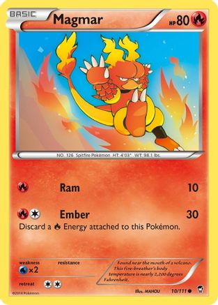 Magmar 010/111 - XY  Furious Fists
