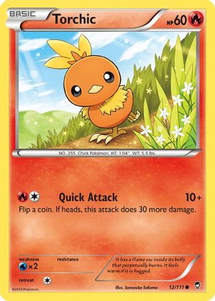 Torchic 012/111 - XY  Furious Fists