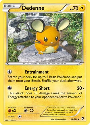 Dedenne 034/111 - XY  Furious Fists