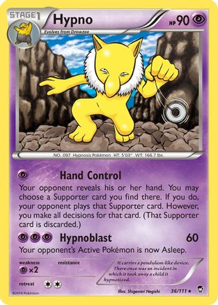 Hypno 036/111 - XY  Furious Fists