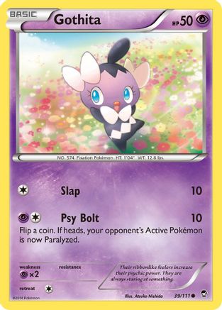 Gothita 039/111 - XY  Furious Fists Reverse Holofoil